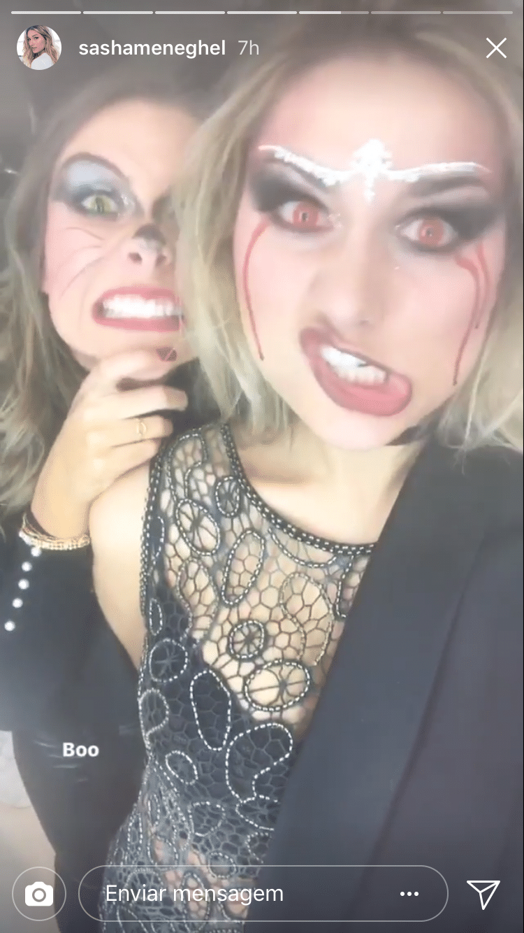 Sasha capricha no visual para festa de Halloween - Reprodução/Instagram
