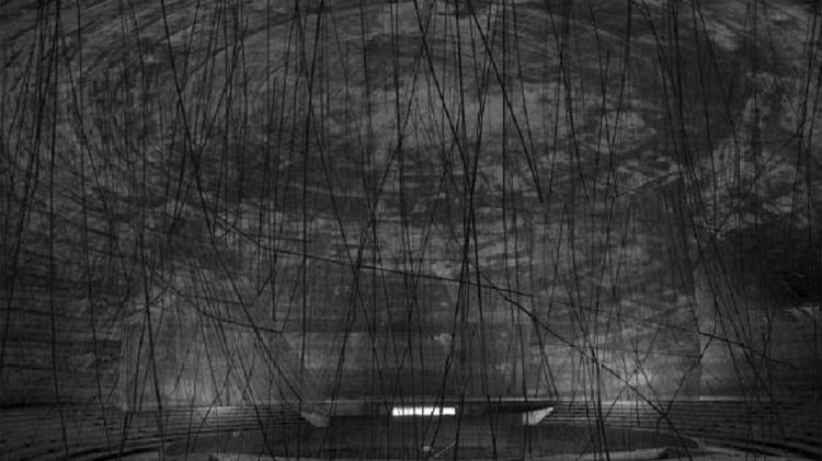 Obra de Zad Moultaka no teatro inacabado de Niemeyer - tripoliniemeyer2018.com - tripoliniemeyer2018.com