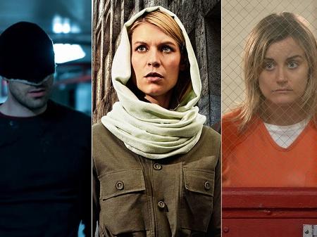 "Demolidor", "Homeland", "Orange Is the New Black" e "American Vandal": várias séries foram canceladas ou tiveram seus fins anunciados em 2018 - Montagem UOL