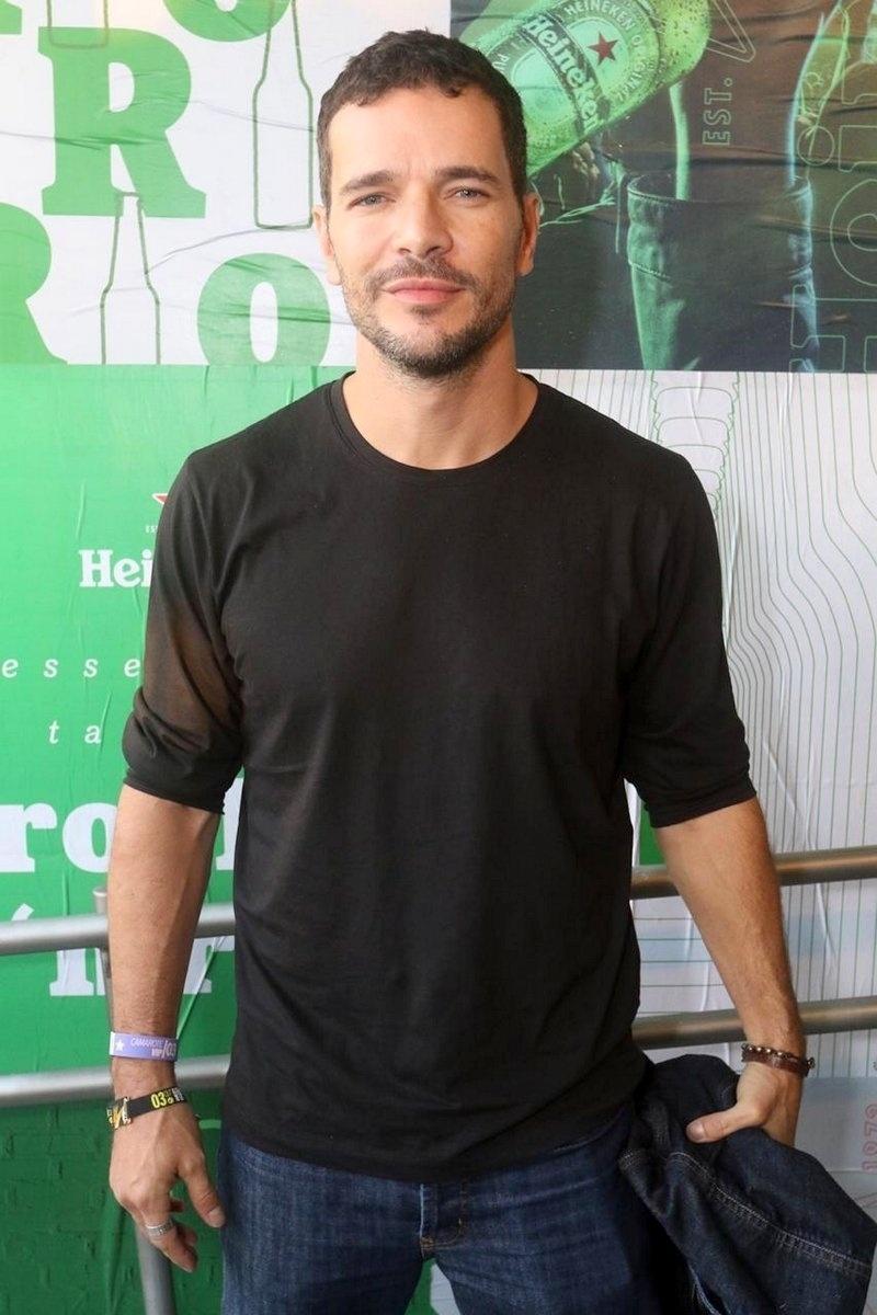 O ator Daniel de Oliveira curte camarote no Rock in Rio 2019 - Lucas Teixeira/ RT Fotografia/Divulgação