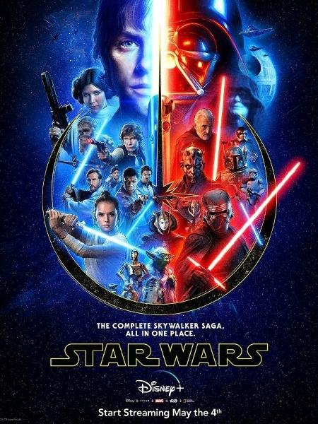 Disney+ mostra pôster da saga Skywalker - Divulgação