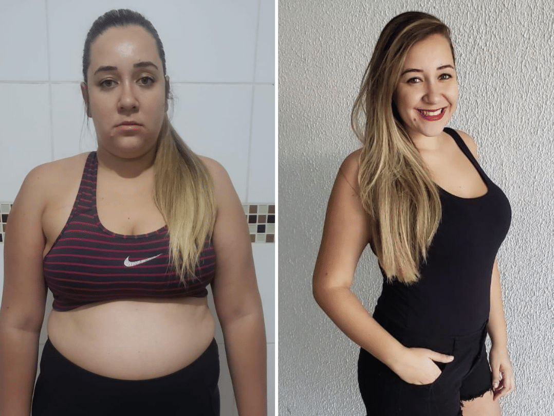 Fernanda chegou a 113 kg após morte da mãe e perdeu 28 kg com jejum e low carb
