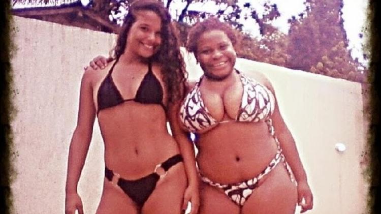 Jojo com a amiga e comadre Fernanda Torres - arquivo pessoal - arquivo pessoal