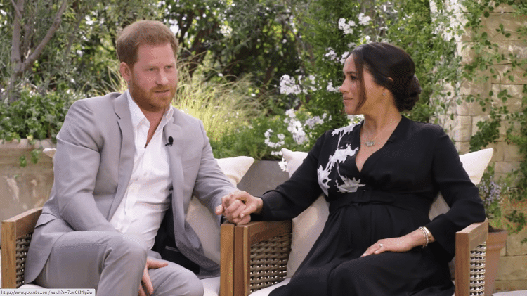 Harry  e Meghan em entrevista a Oprah Winfrey