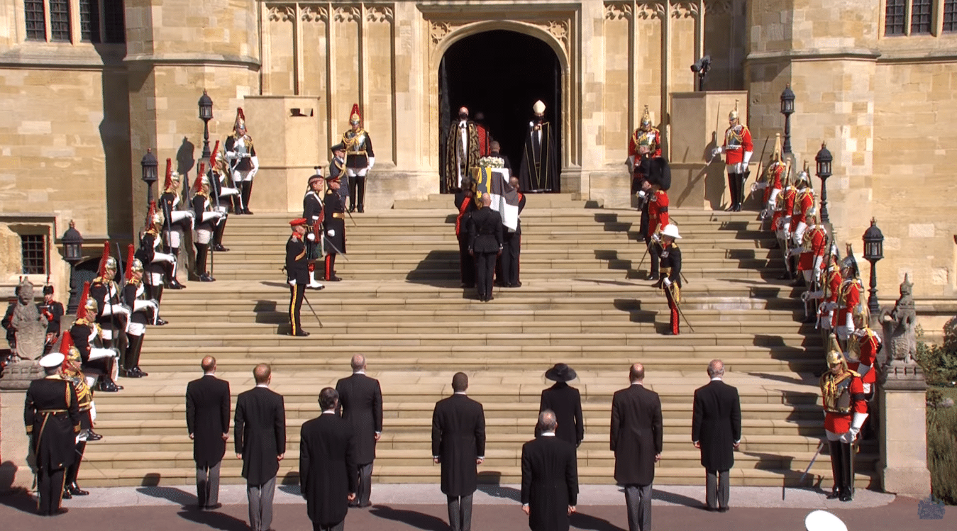 Funeral do príncipe Philip no Castelo de Windsor - Reprodução / Youtube