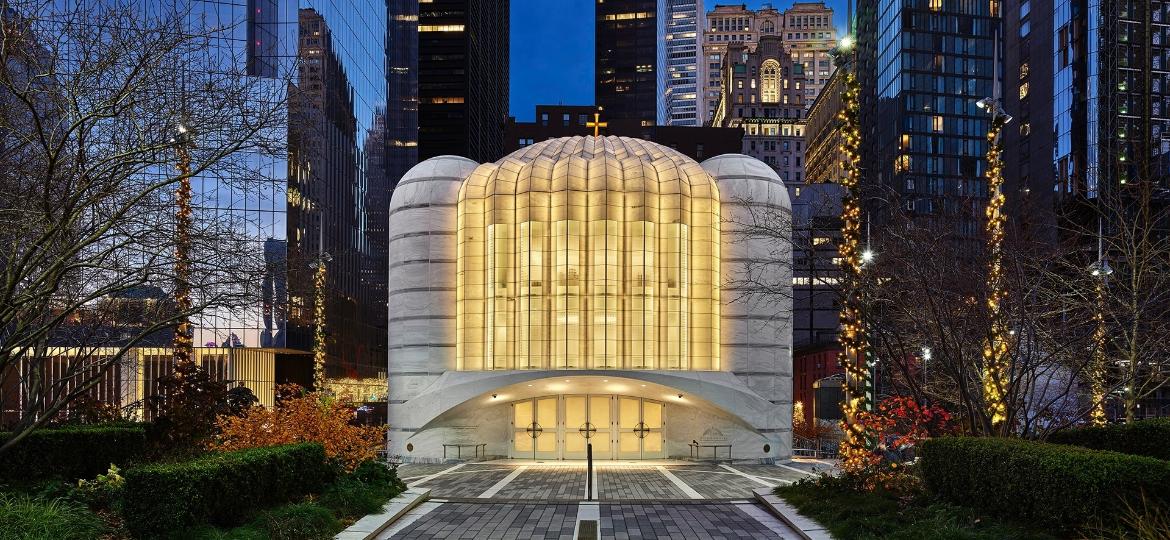 St. Nicholas Greek Orthodox Church and National Shrine, em Nova York, nos EUA - Divulgação/Santiago Calatrava