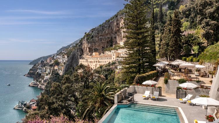 Vista do Anantara Convento di Amalfi Grand Hotel