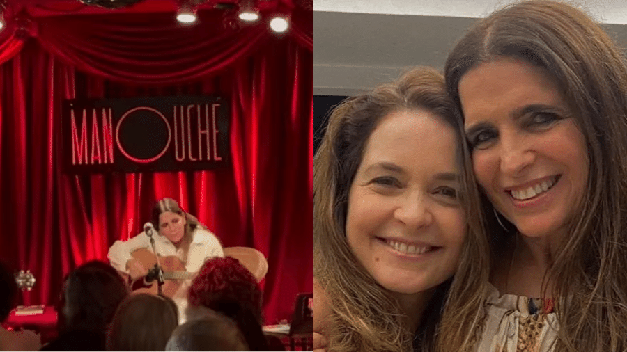 Cláudia Abreu parabeniza Malu Mader com vídeo dela se apresentando ao lado de Tony Bellotto - Instagram