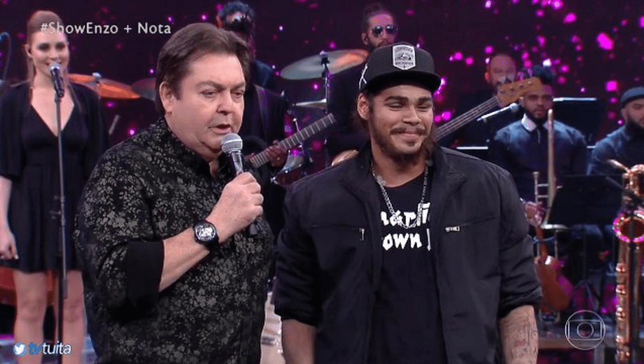 Enzo - Show dos Famosos - Domingão do Faustão - Reprodução/TV Globo