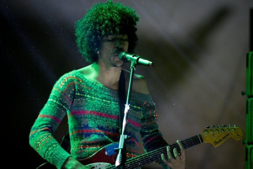 Banda goiana Boogarins se apresenta no Circadélica. Festival, que ocorre entre os dias 20 e 24 de julho, e reúne em dois palcos simultâneos vários nomes do rock atual - Flavio Moraes/UOL