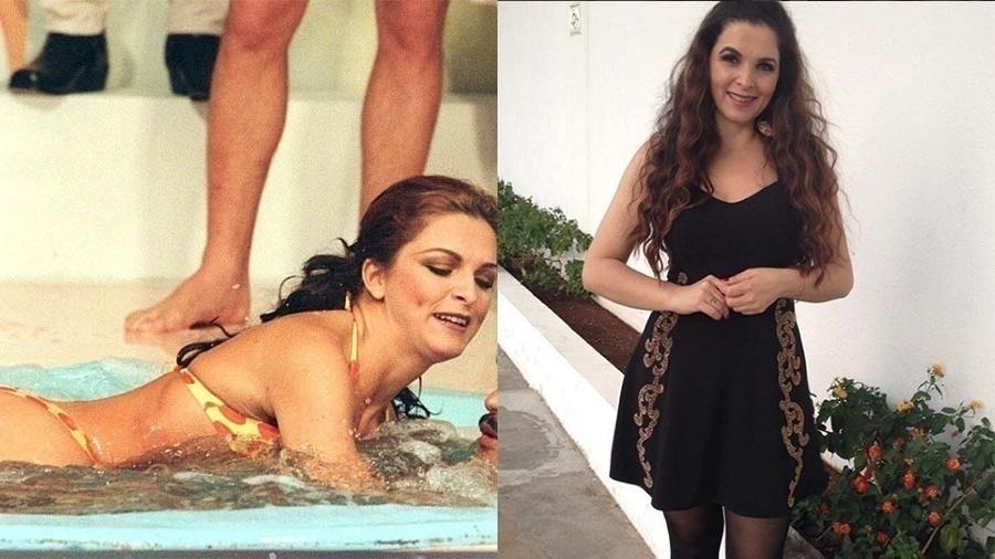 Musa da "Banheira do Gugu" em meados dos anos 90, Luiza usava um biquíni fio-dental e volta e meia deixava os seios escapulir enquanto impedia os participantes de catar sabonetes. Foi capa da "Playboy", em 1996, e da "Sexy", em 1998. Ela está com 45 anos e trabalha no SBT no humorístico "A Praça É Nossa". Em seu Instagram, ela costuma publicar algumas fotos sensuais em que aparece só de lingerie - Reprodução