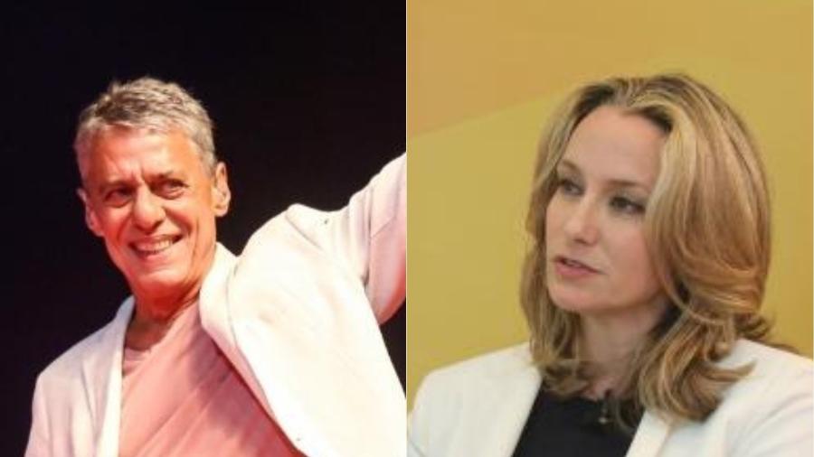 Chico Buarque de Hollanda e Caroline Proner estão juntos há três meses. Ela é curitibana, tem 42 anos e é mãe de dois jovens  - UOL/Divulgação ANDES/MontagemUOL