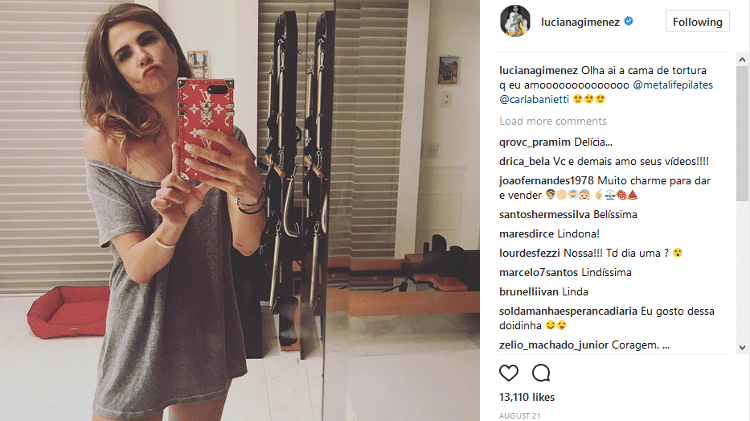 Reprodução/Instagram/lucianagimenez