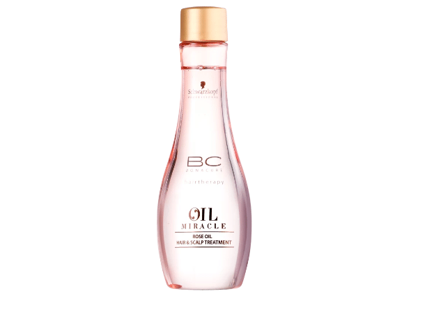 BC Bonacure Oil Miracle Rose: óleo que acalma a irritação do couro cabeludo. R$ 139,90,  Schwarzkopf Professional, belezanaweb.com.br - Divulgação