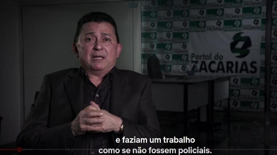 Antônio Zacarias dá entrevista na série "Bandidos da TV" - Reprodução
