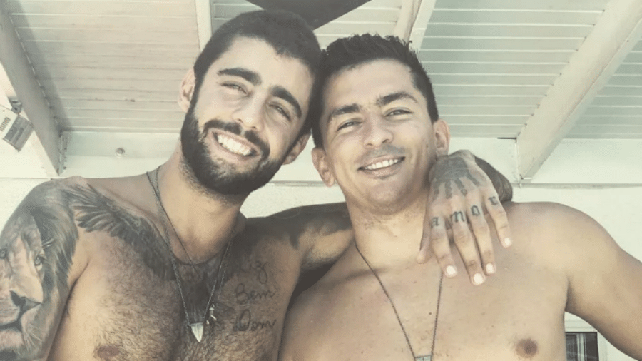 Pedro Scooby e Renan Machado, irmão de Anitta - Reprodução/Instagram
