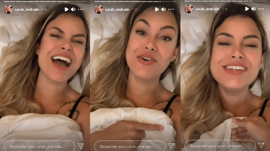 BBB 21: Sarah grava story após eliminação - Instagram/@sarah_andrade