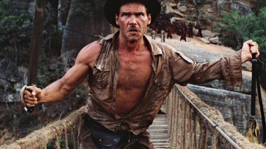 Harrison Ford em "Indiana Jones e o Templo da Perdição"  - Reprodução/Divulgação