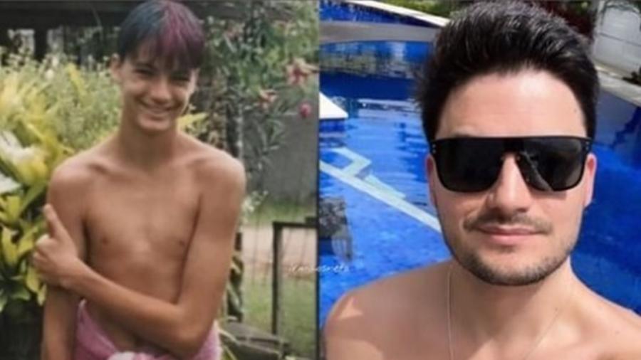 Felipe Neto mostra "antes e depois" em publicação no Instagram - Reprodução/Instagram
