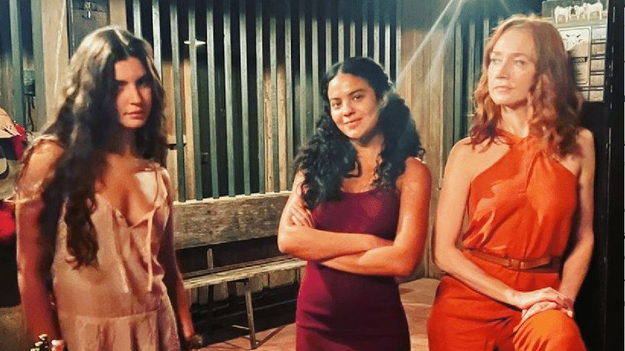 Alanis Guillen, Bella Campos e Camila Morgado foram fotografadas por Guito nos bastidores de "Pantanal" - Reprodução/Instagram