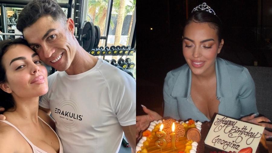 Cristiano Ronaldo celebrou o aniversário da esposa, Georgina Rodríguez - Reprodução/Instagram