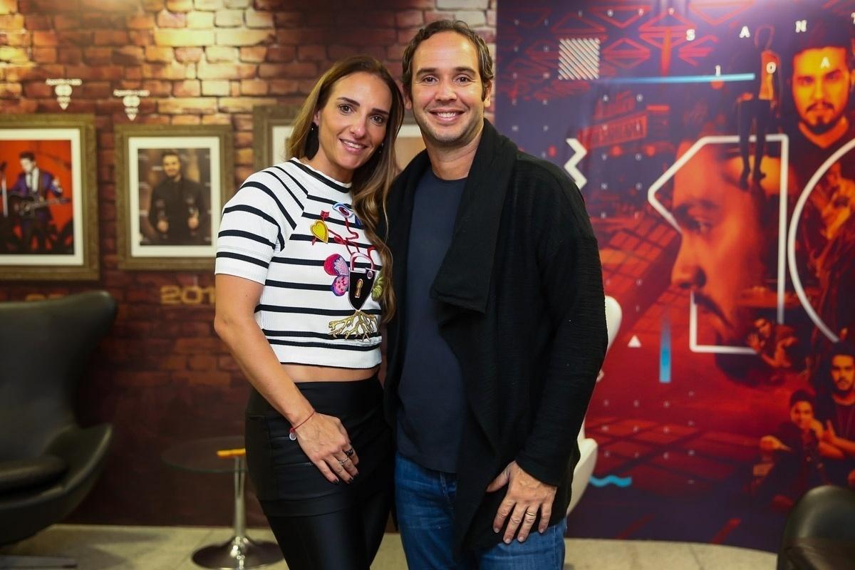 Caio, comentarista esportivo da Globo, também foi ao show do Luan Santana em São Paulo - Manuela Scarpa/Brazil News