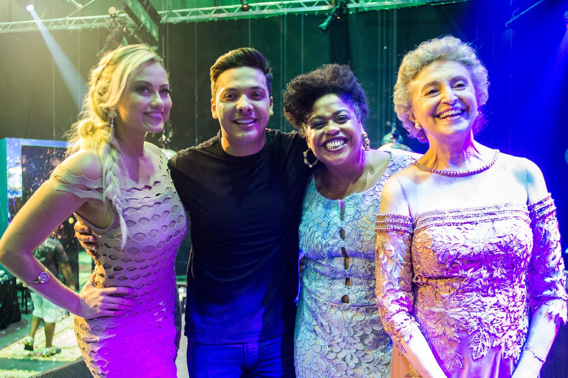 Ellen Roche, Safadão, Telma Souza e Ana Lucia Torre - Raquel Cunha/Globo