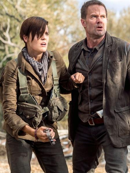 Althea (Maggie Grace) e John (Garret Dillahunt) são os novos personagens da quarta temporada de "Fear the Walking Dead" - Dilvulgação - Dilvulgação