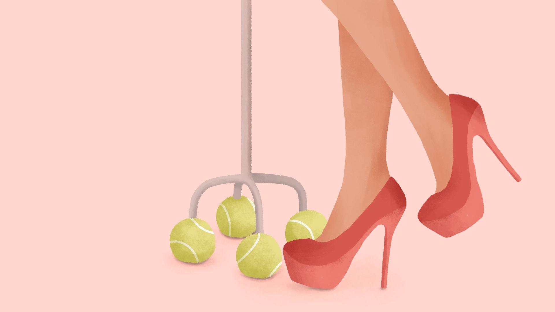 sandalia para coluna