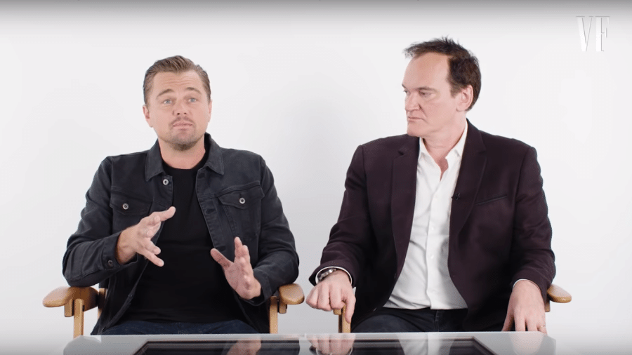 Leonardo DiCaprio e Quentin Tarantino - Reprodução