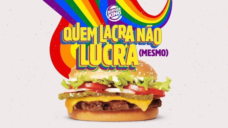 Burger King lança campanha para angariar doações para entidades que apoiam a comunidade LGBTQ+ - Divulgação