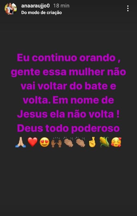 BBB 21: Mãe de Arcrebiano declara torcida contra com Karol Conká - Reprodução/Instagram - Reprodução/Instagram