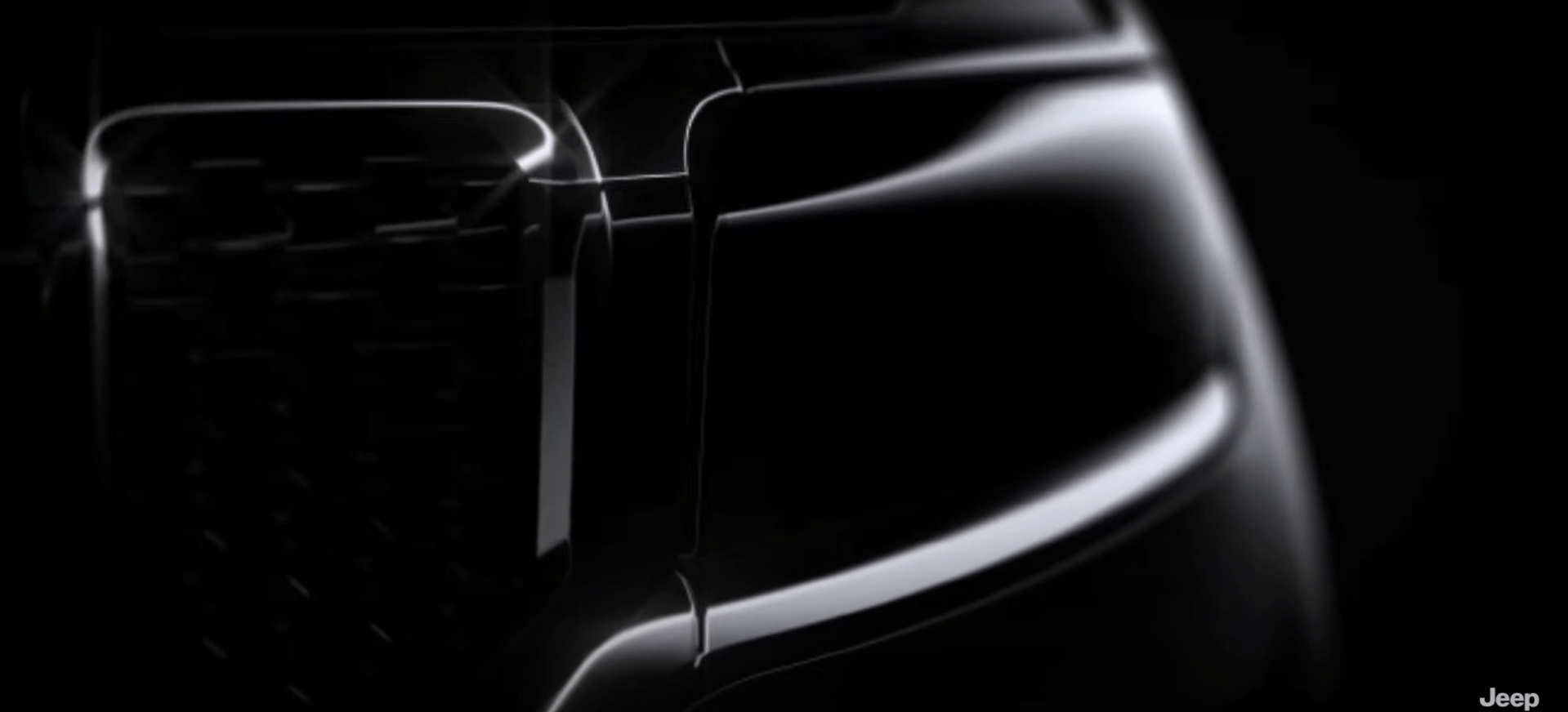 Teaser do SUV de sete lugares da Jeep - REPRODUÇÃO