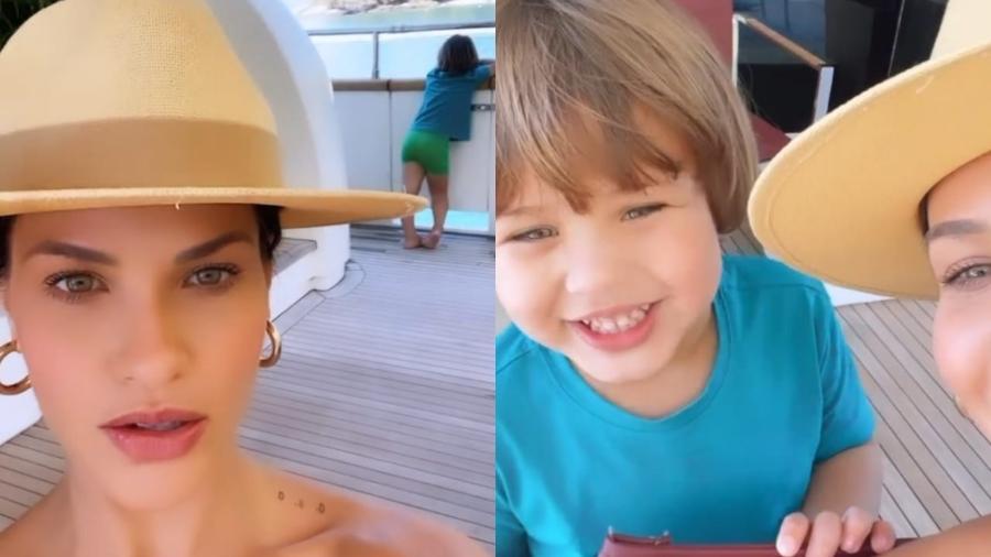 Andressa Suita se diverte ao confundir os filhos Gabriel e Samuel - Reprodução/Instagram