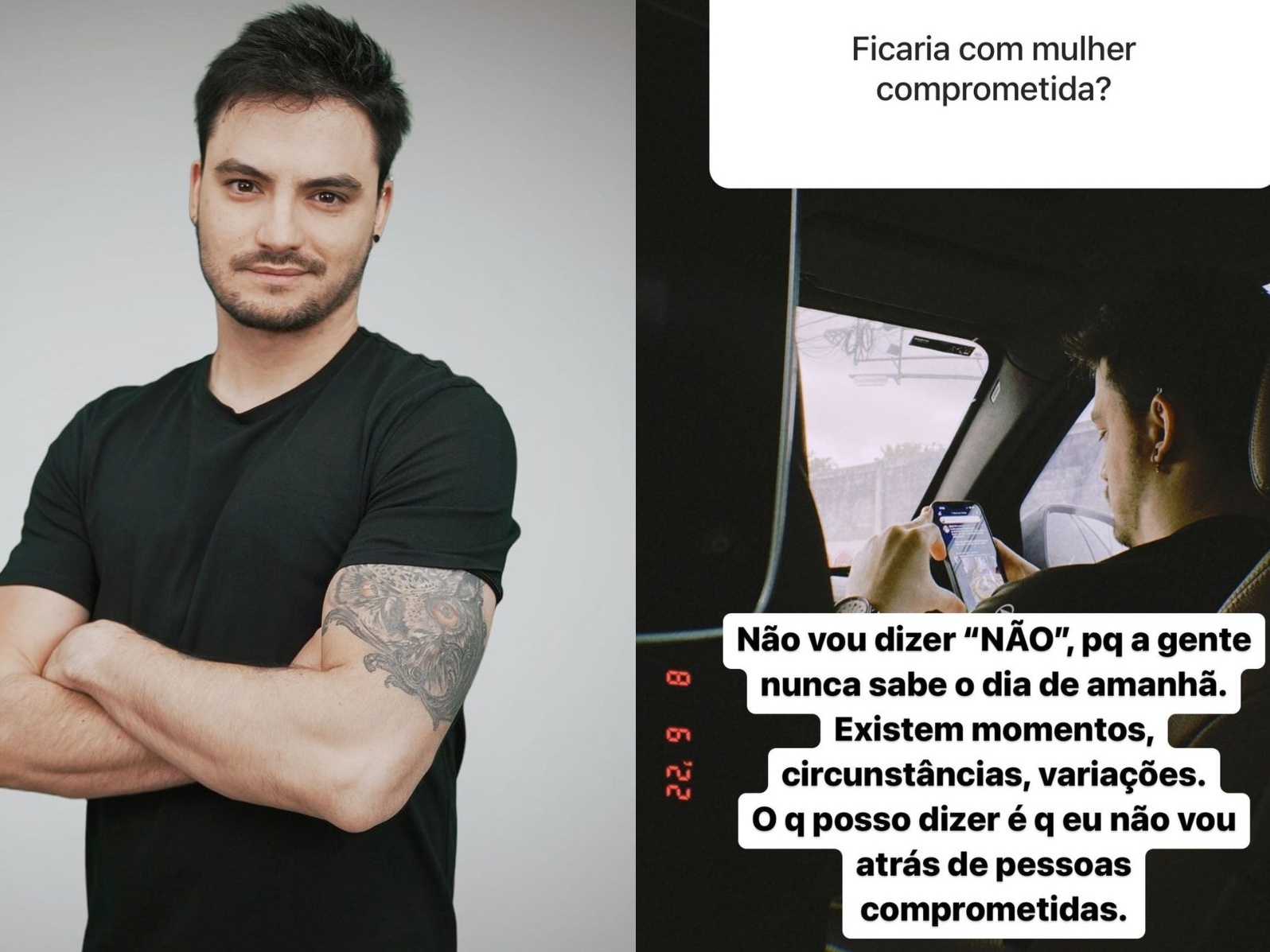 Felipe Neto responde se ficaria com mulheres comprometidas