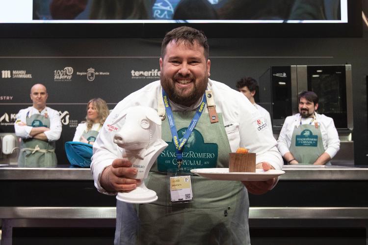 Juan Monteagudo, do restaurante Ababol, de Albacete, vencedor do concurso de croquetas do Madrid Fusión - Pablo Cobos - Pablo Cobos