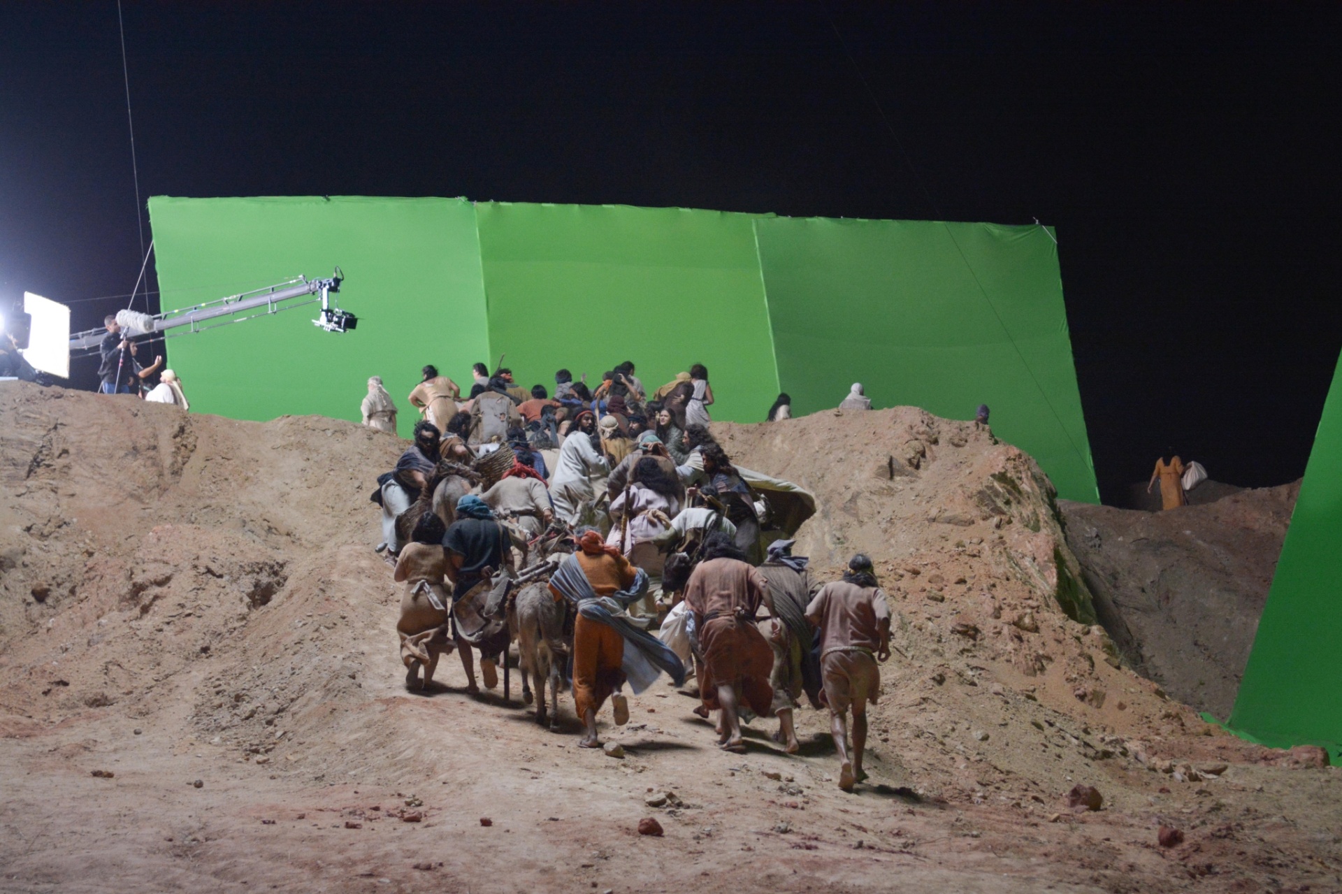 A travessia do povo hebreu para terra prometida foi gravada na Fazenda Lama Preta, no Rio de Janeiro - Michel Angelo/Record