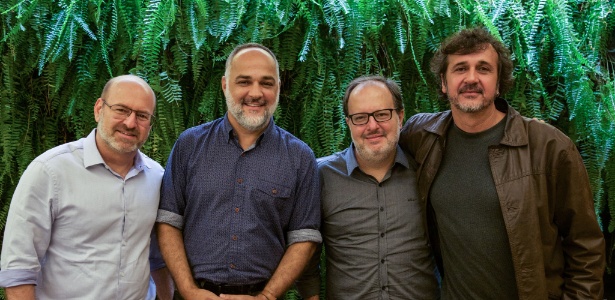 Marcio Sternick, Amauri Soares, José Eduardo Belmonte e José Alvarenga Jr - Pedro Curi/Divulgação - Pedro Curi/Divulgação