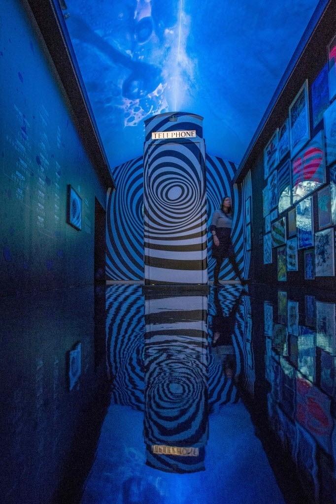 "The Pink Floyd Exhibition: Their Mortal Remains" celebra obra da banda no Victoria and Albert Museum, em Londres - Daniel Leal-Olivas/AFP Photo