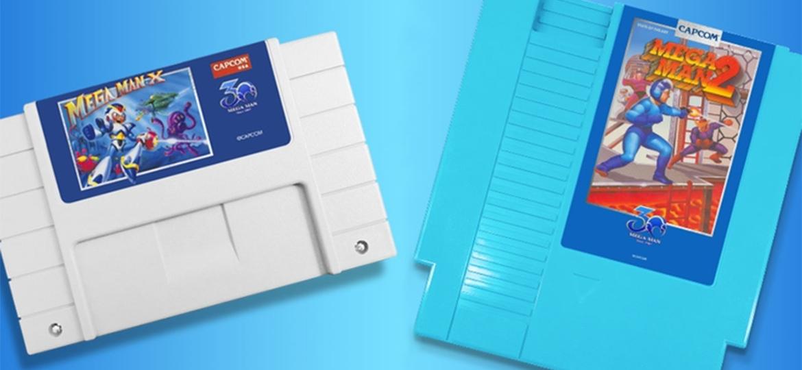 Novos cartuchos de Mega Man X (SNES) e Mega Man 2 (NES) - Reprodução