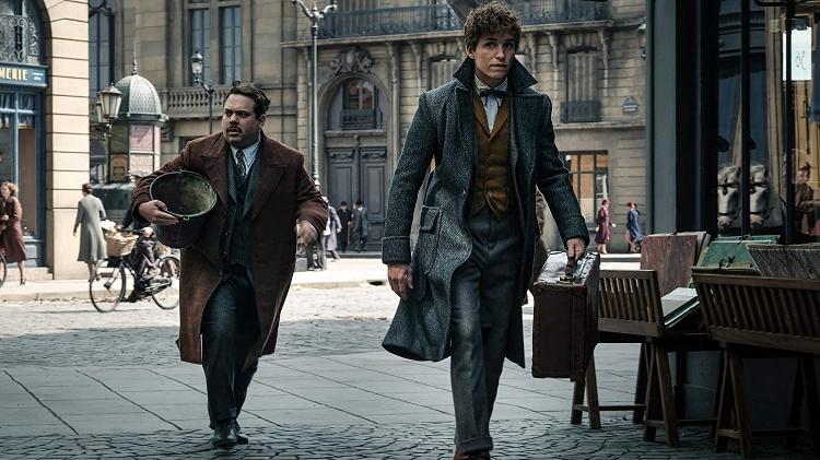 Dan Fogler e Eddie Redmayne em cena do filme "Animais Fantásticos e Onde Habitam"