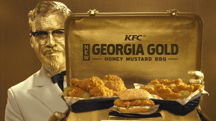 Billy Zane em propaganda do KFC - Reprodução - Reprodução