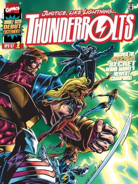 Capa da edição #1 de Thunderbolts, de 1997 - Reprodução - Reprodução