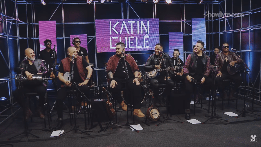 O grupo Katinguelê fará hoje uma live musical no YouTube - Reprodução/YouTube @ShowLivre