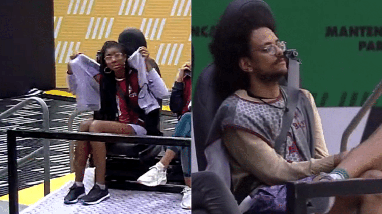 BBB 21: Camilla e João desistem da prova do líder - Reprodução/Globoplay - Reprodução/Globoplay