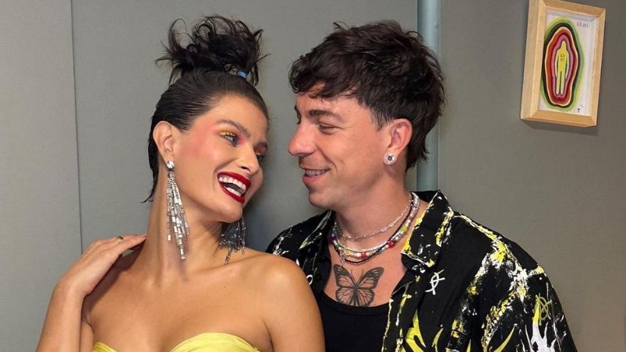 A modelo Isabeli Fontana e o músico Di Ferrero - Reprodução/Instagram
