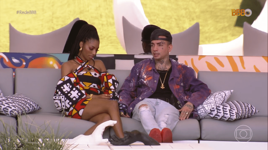 BBB 23: Tina e MC Guimê durante participação no reality show - Reprodução/Globoplay