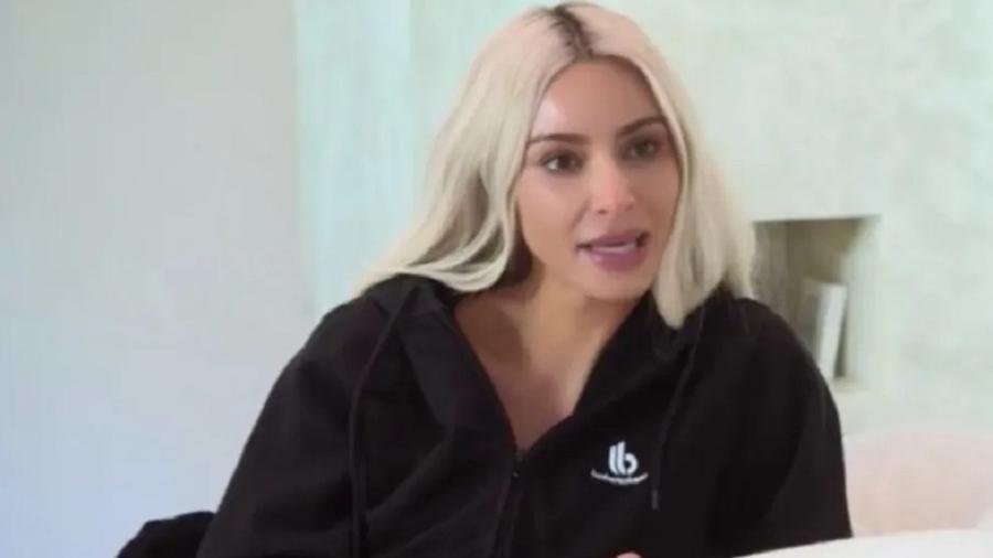 Kim Kardashian fez o desabafo sobre a dificuldade de proteger seus filhos diante das recentes notícias do ex-marido - Reprodução