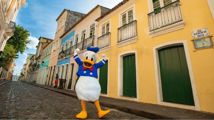 Pato Donald em Salvador, na Bahia