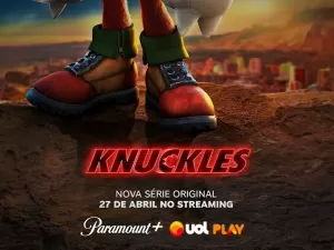 Live action baseado em Sonic estreia. Venha assistir Knuckles